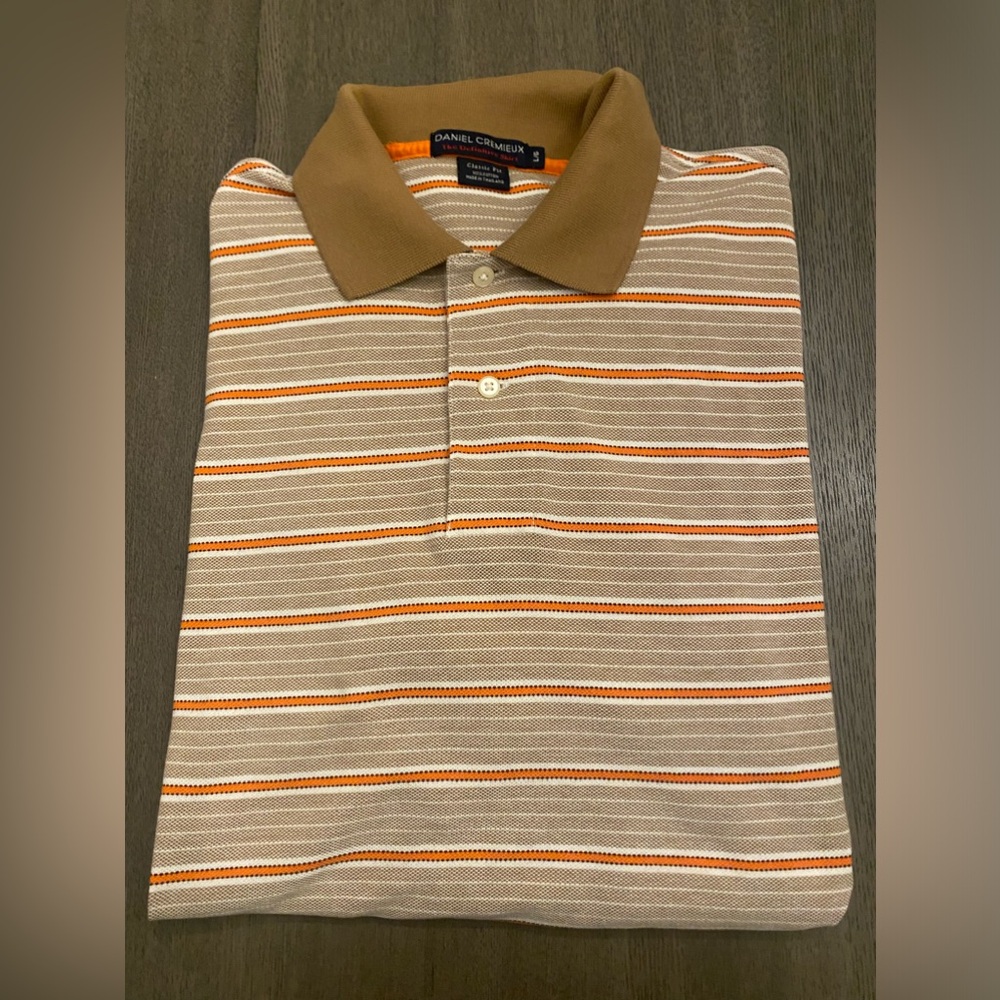 Men’s Daniel Cremieux woven cotton Polo Shirt - sz Large
